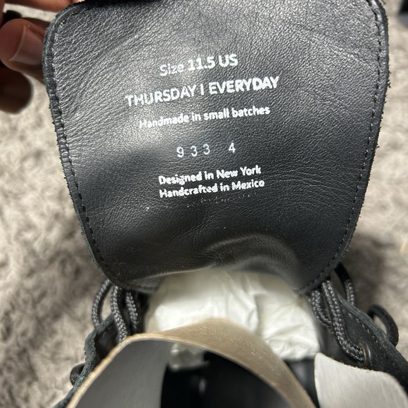 Thursday Boots Captain Black Matte Women's 11.5 - Picture 6 of 7